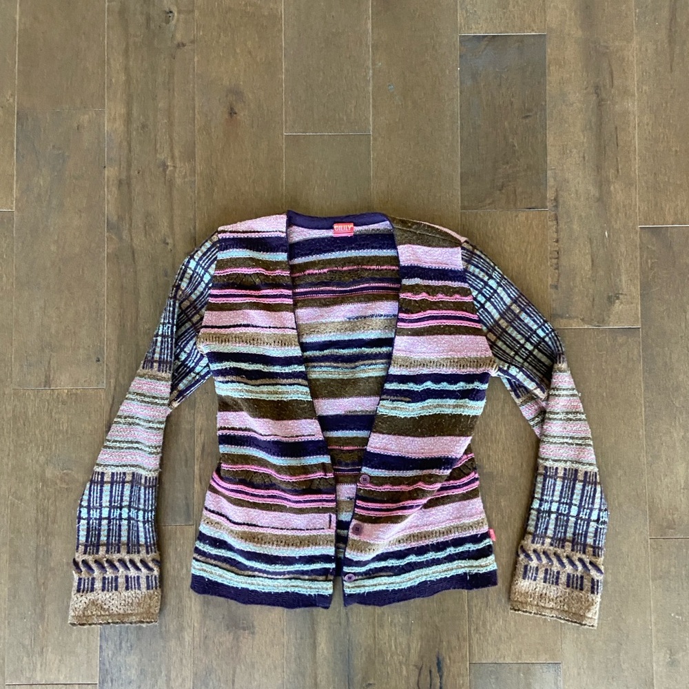 Oilily Multicolor Striped Cardigan